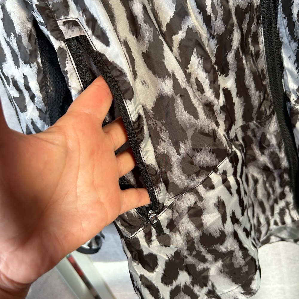 NWT LuLaRoe Determined lightweight full zip jacket with high-low hem & mesh back - Picture 7 of 8